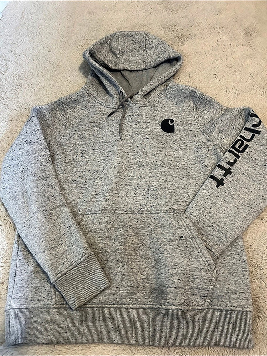 Carhartt Sweaters - Carhartt Midweight Pullover Hoodie Gray Medium (8/10) Hoodie